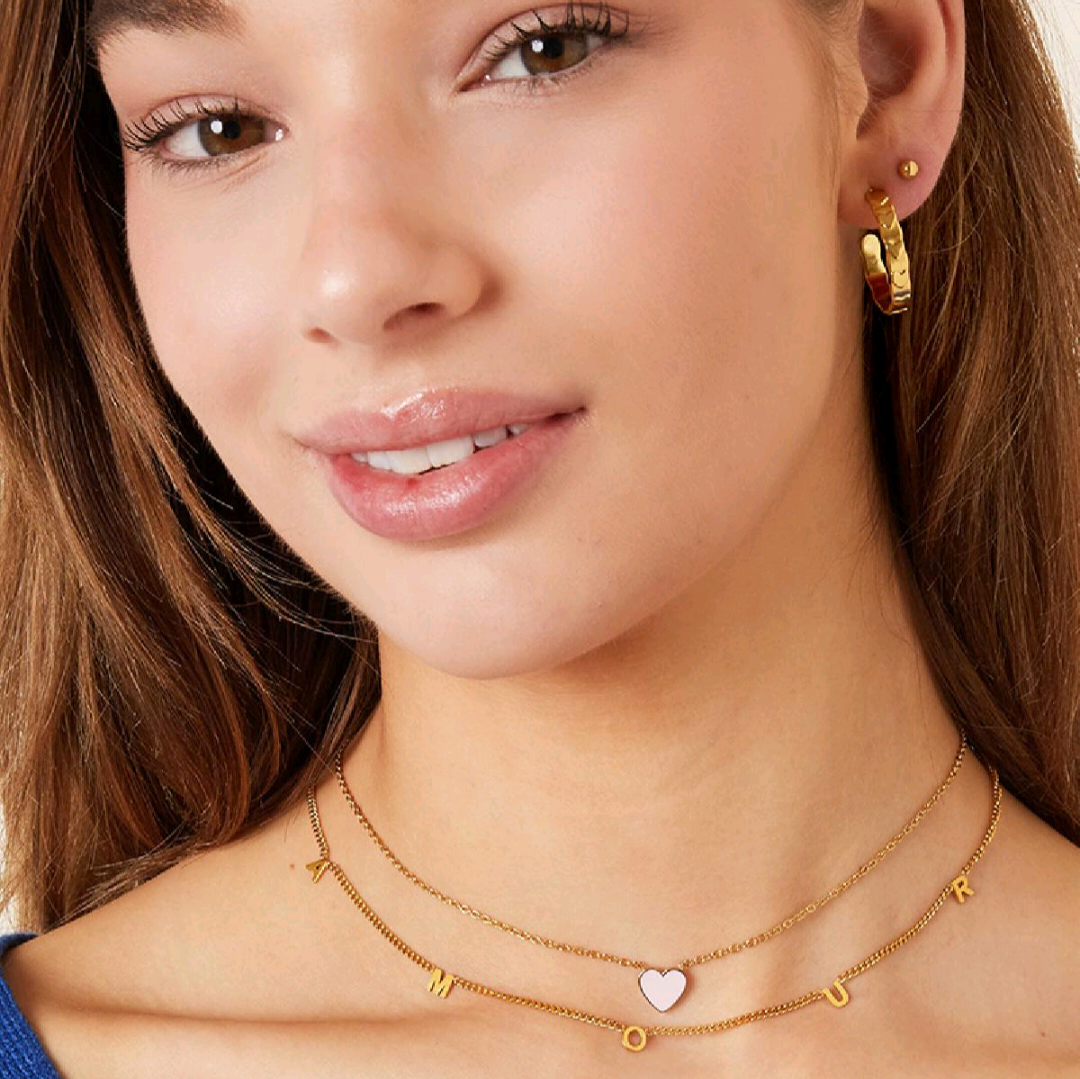 Amour ketting - zilver