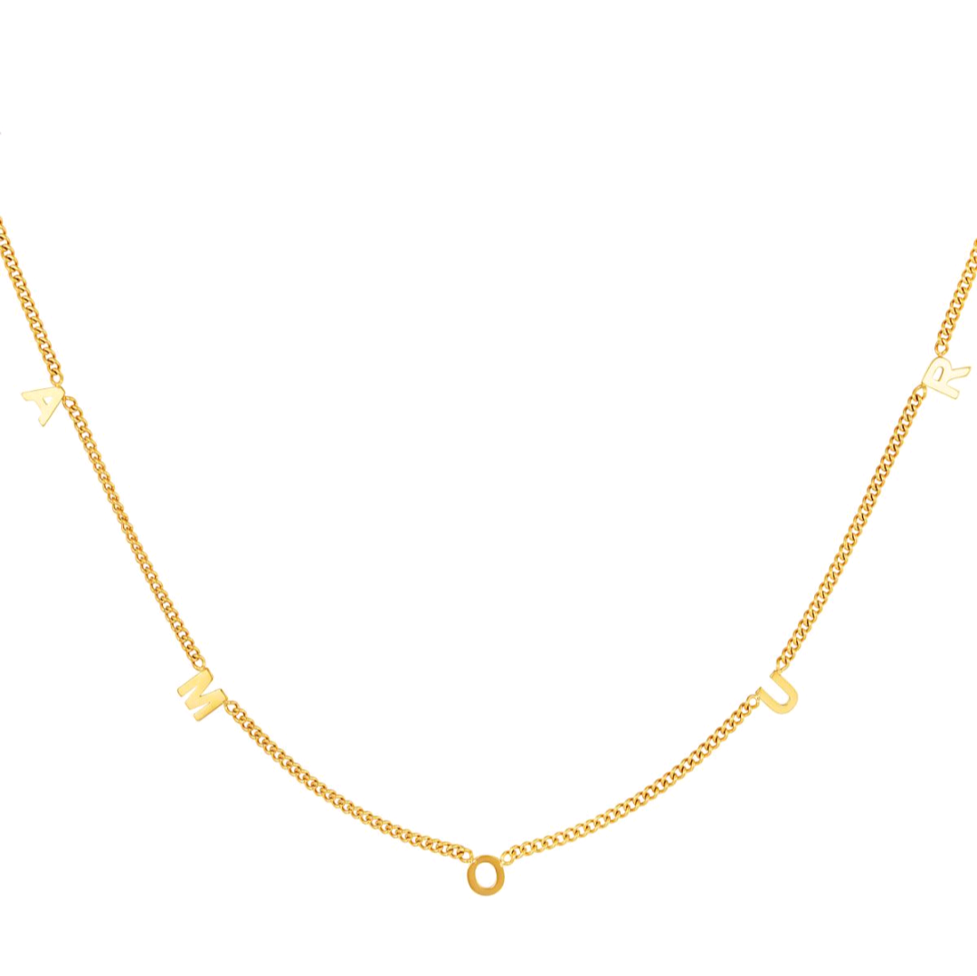 Amour ketting - goud