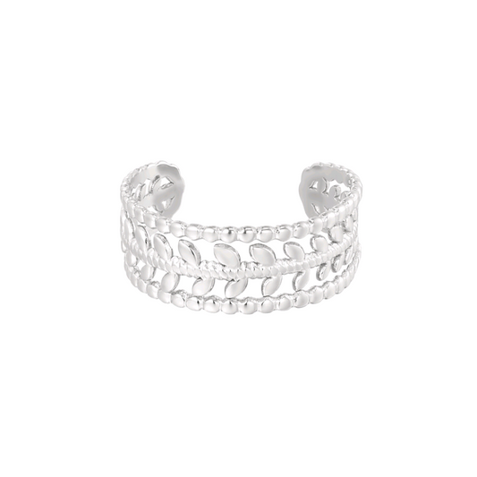 Barok ring - zilver