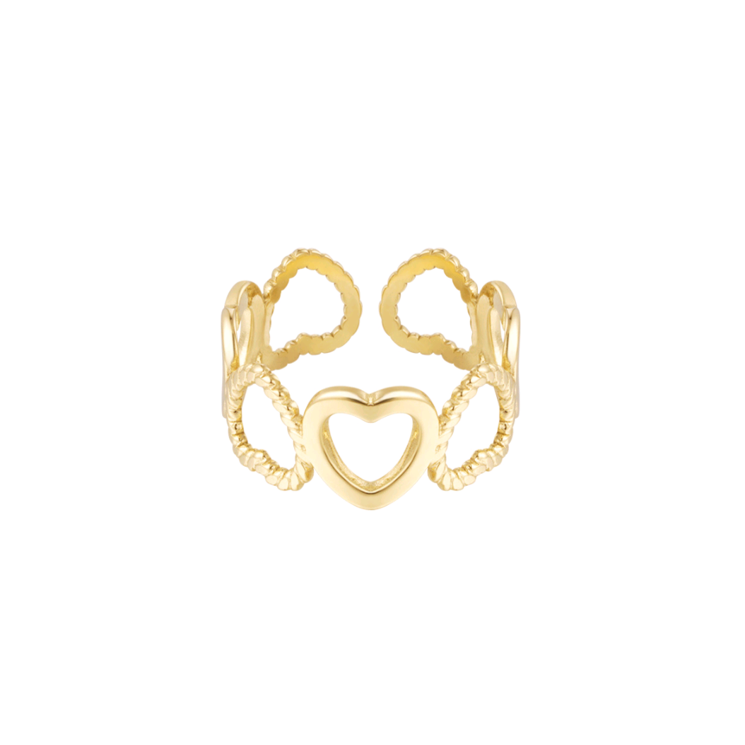 Sweet heart ring - goud