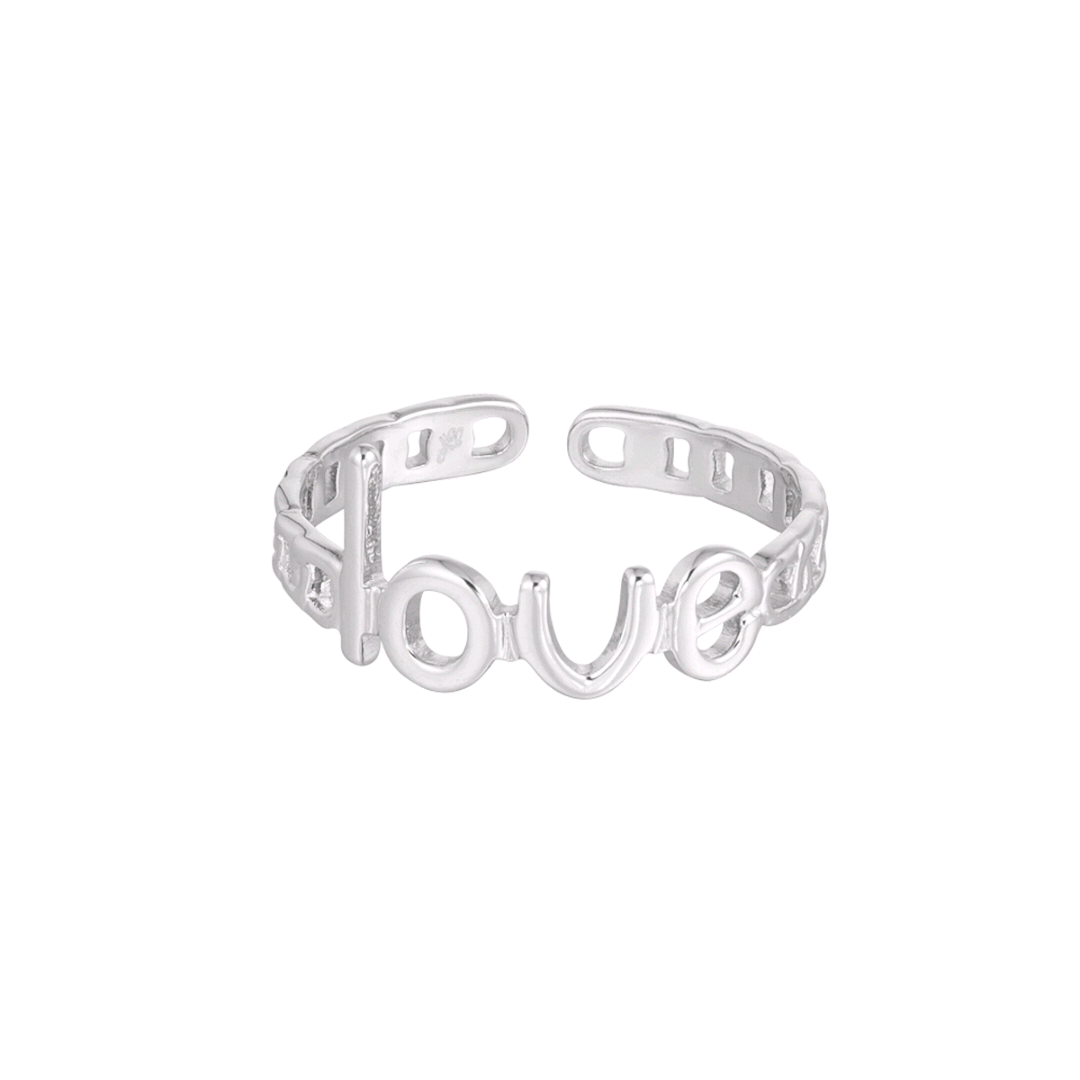 Love ring - zilver