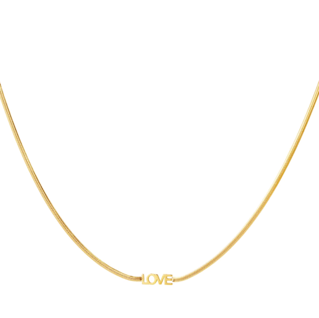 Love ketting - goud