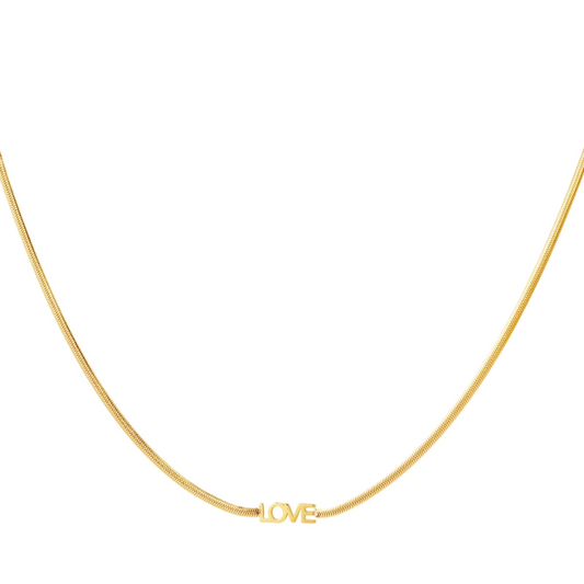 Love ketting - goud