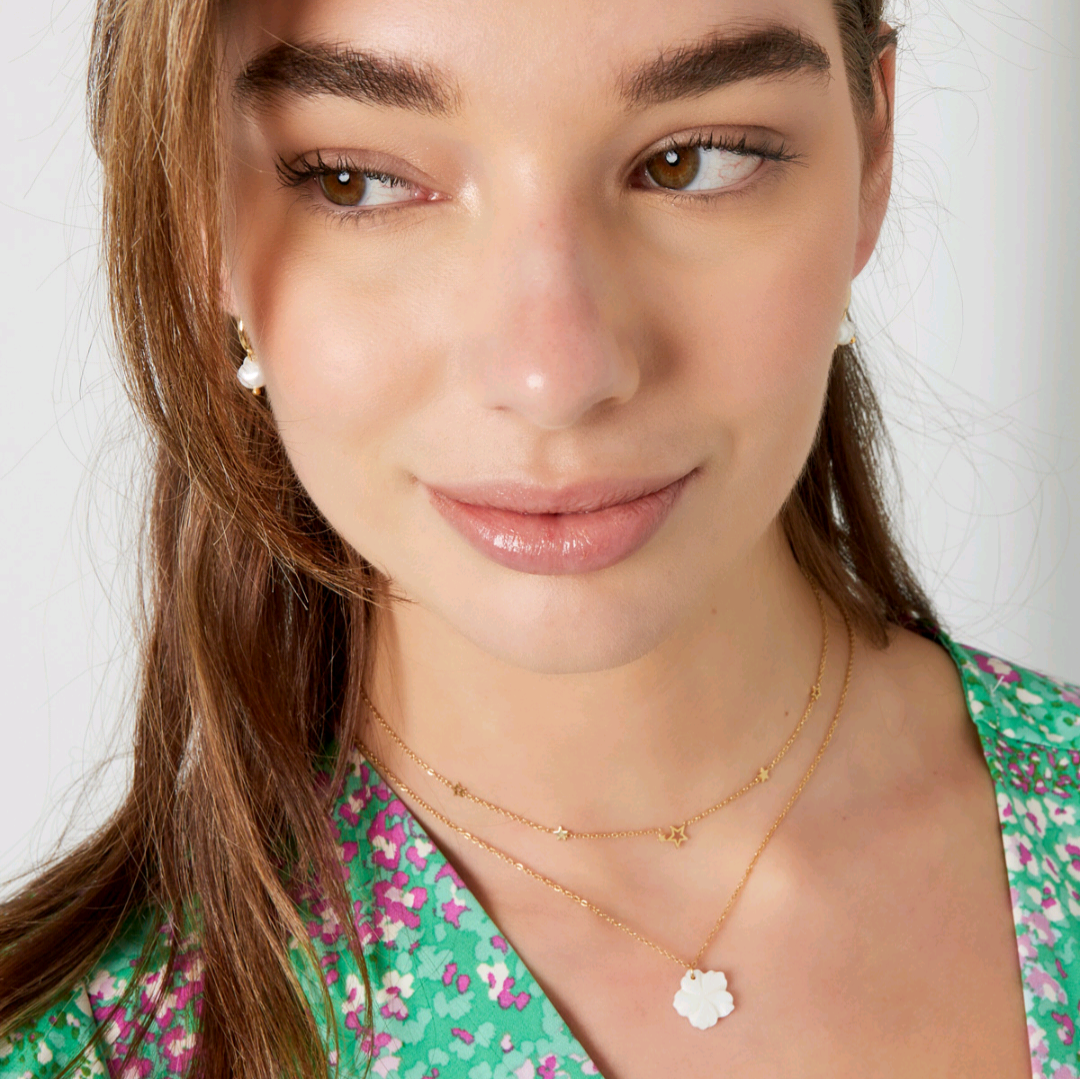 Sterren ketting - zilver