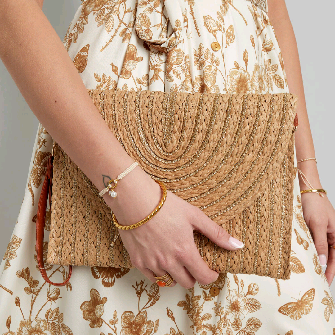 Zomer clutch living life - off white