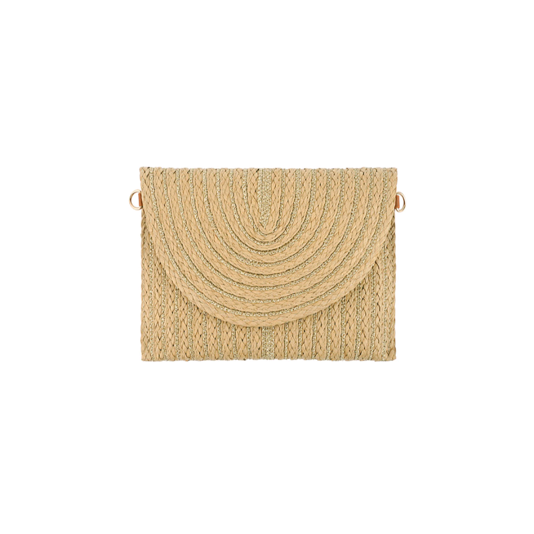 Zomer clutch living life - beige