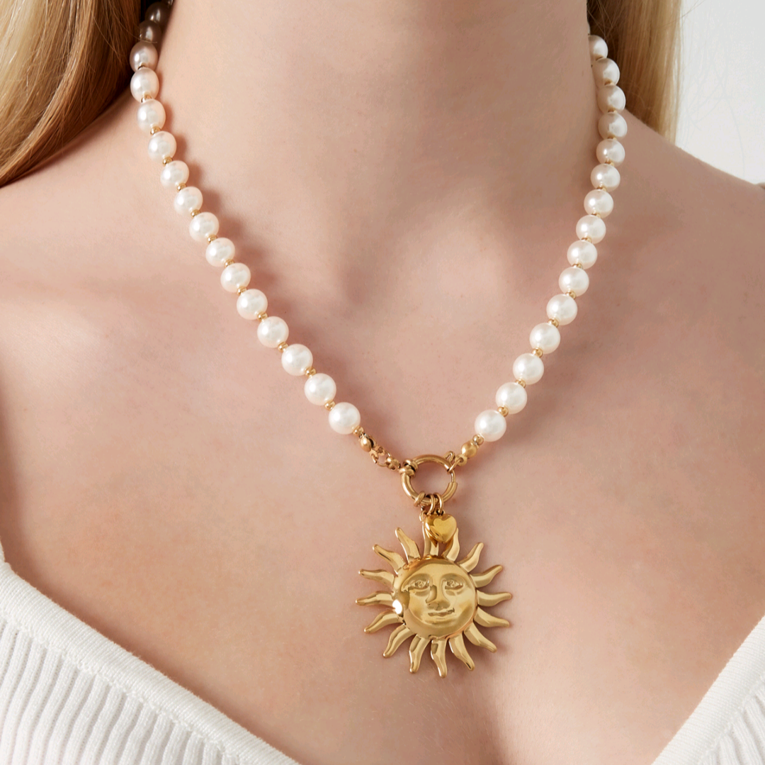 Ketting solae sparkle - goud