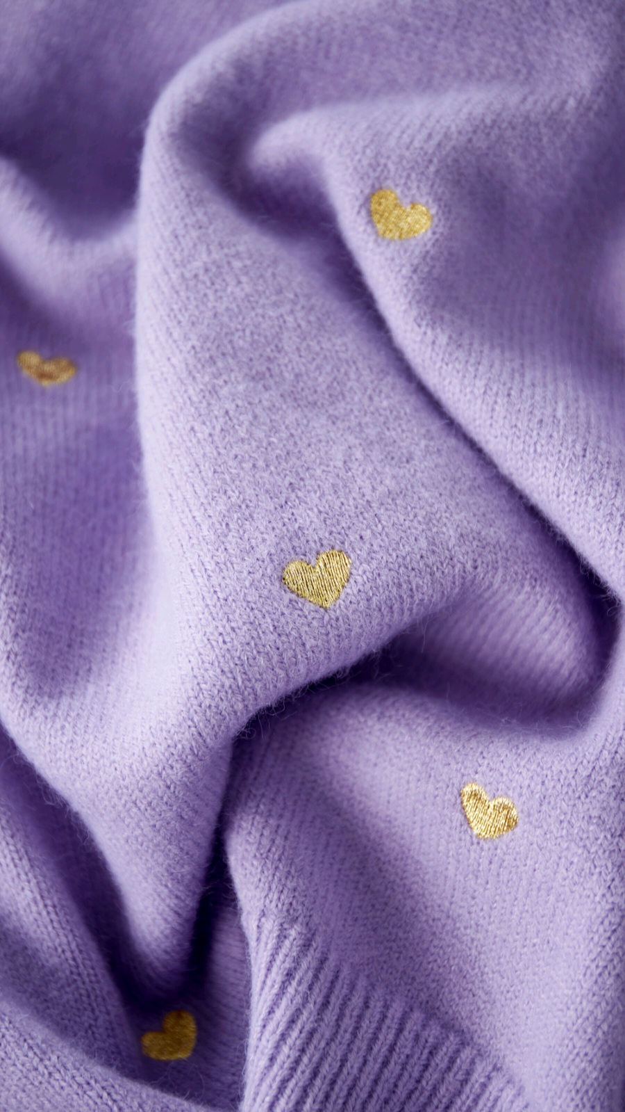 Sweatheart charm trui - paars