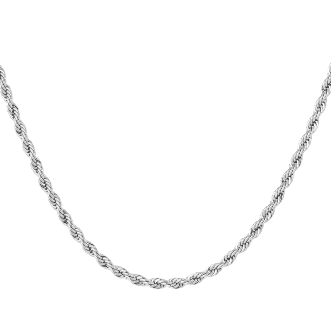 Ketting gedraaid - zilver