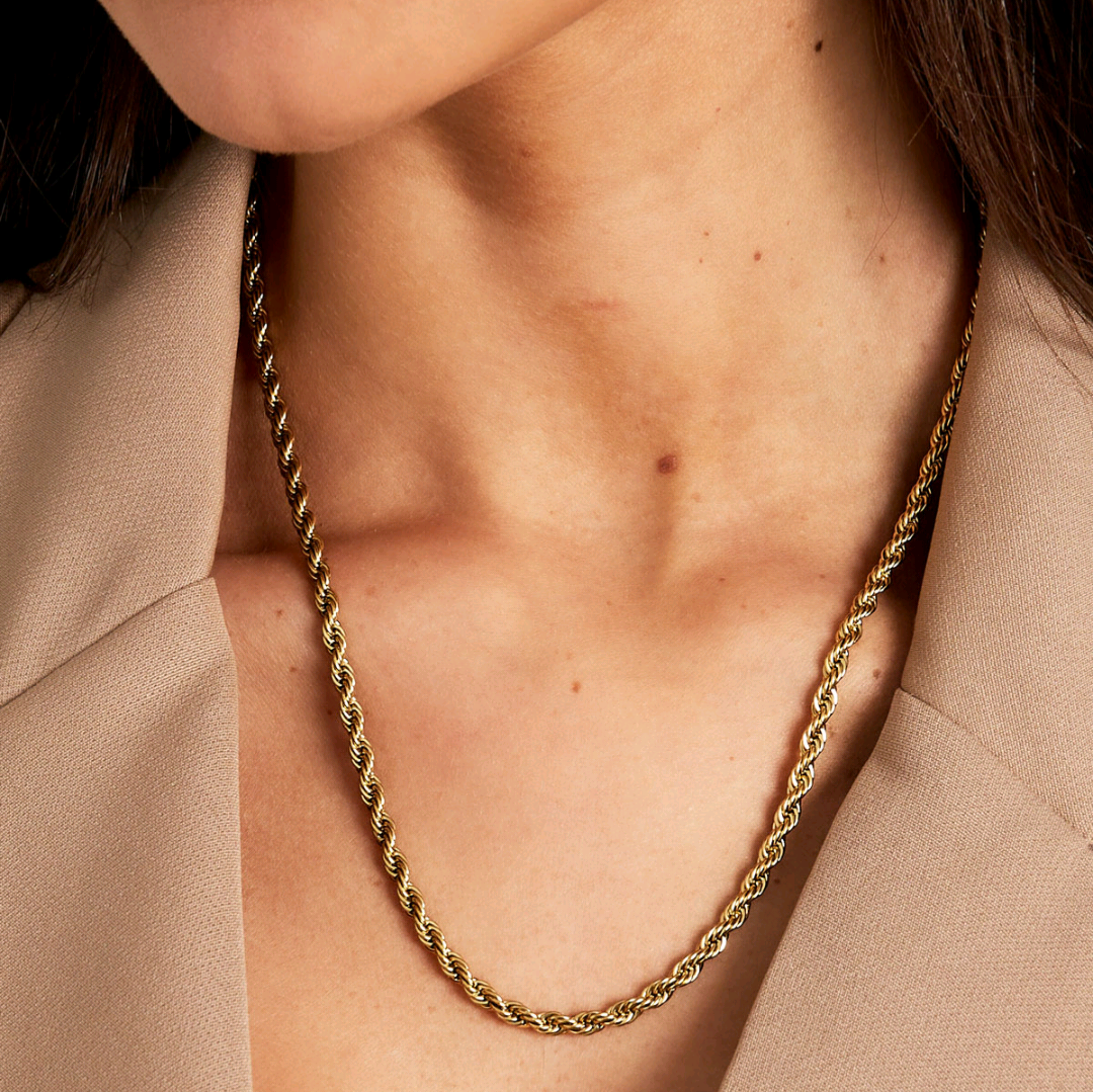 Ketting gedraaid - goud
