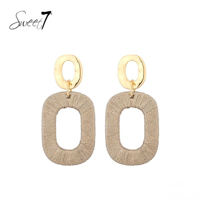 Sweet7 oorbellen - Camel