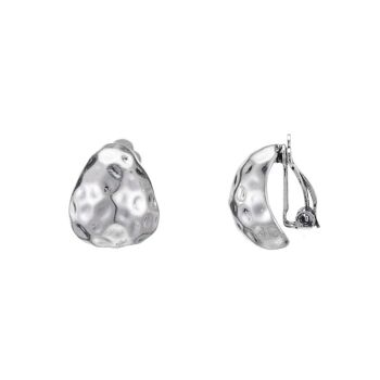 Heliena clip oorbellen - zilver