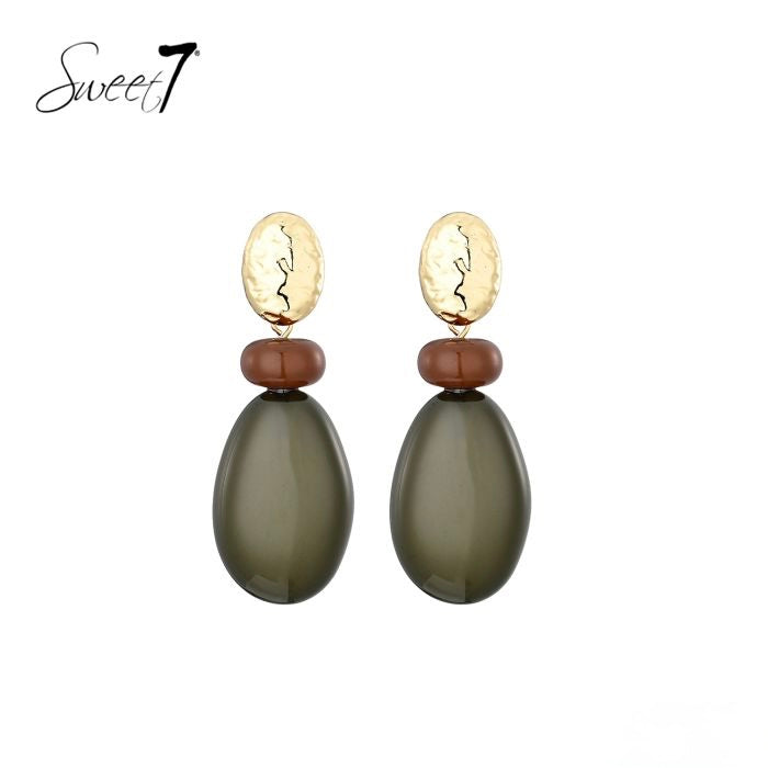 Sweet7 oorbellen - groen