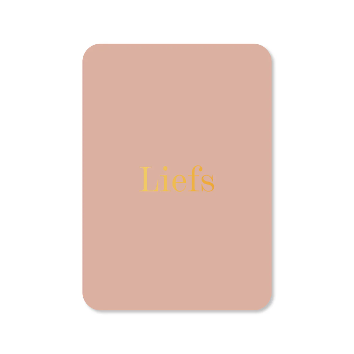 Wenskaart Liefs