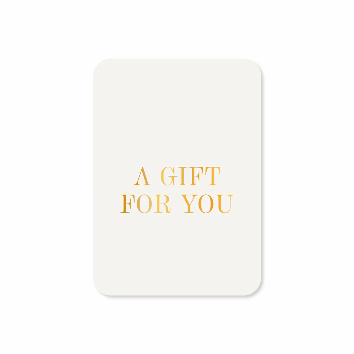 Mini wenskaart A gift for you