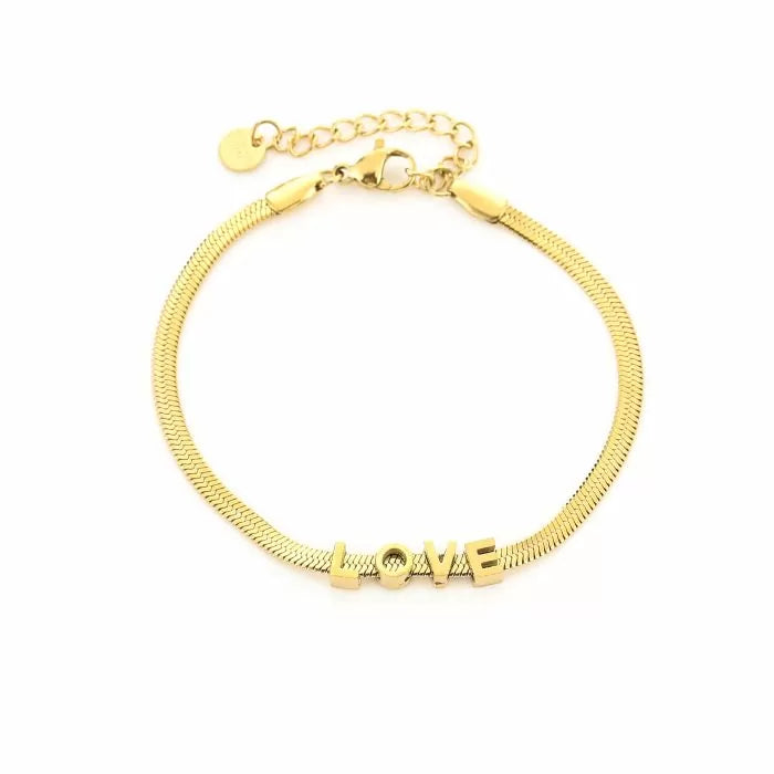 LOVE armband - goud