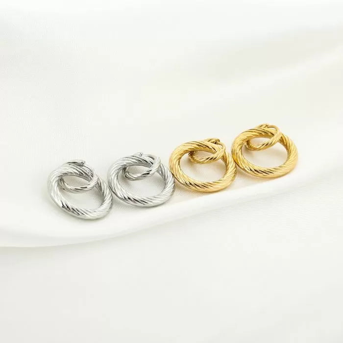 Basic oorbellen - goud