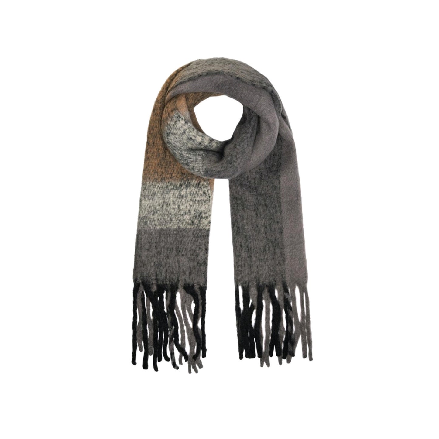 Sjaal winter time - zwart
