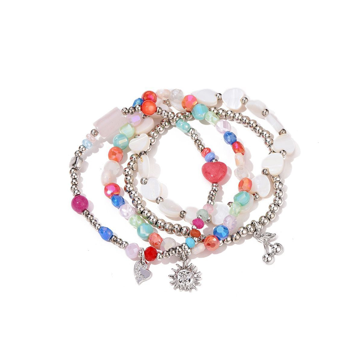 Armbanden set sunshine/cherry -multi
