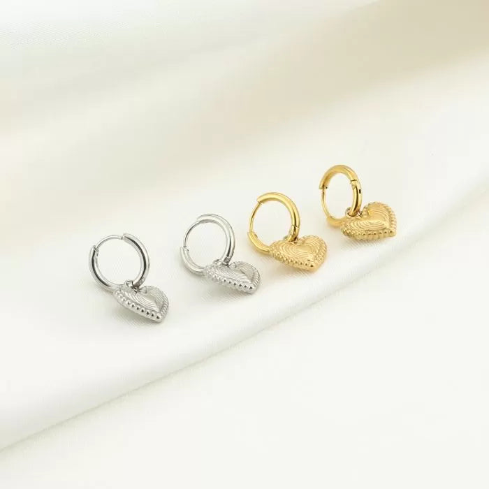 HART oorbellen - goud