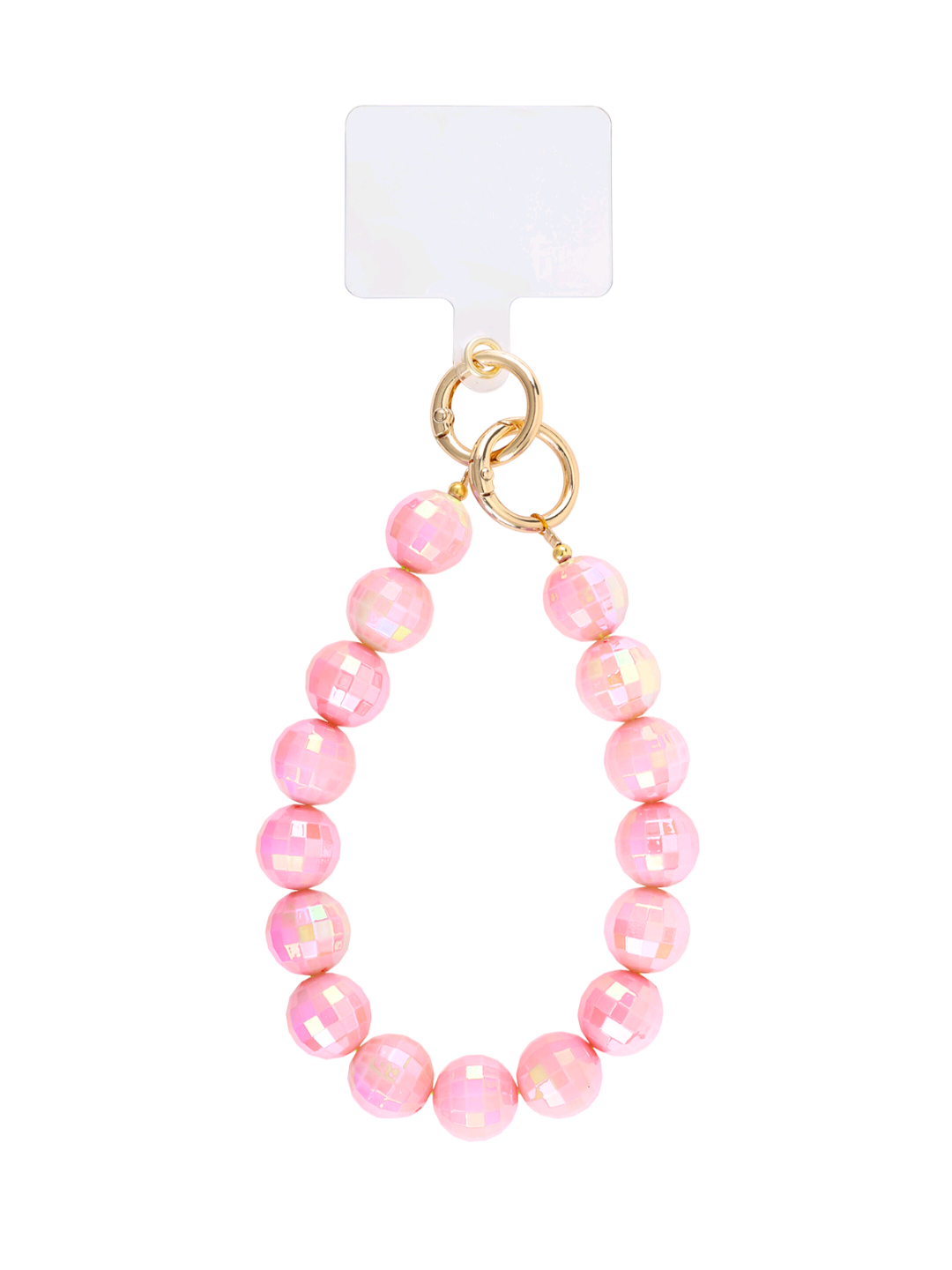 Disco telefoonkoord - roze