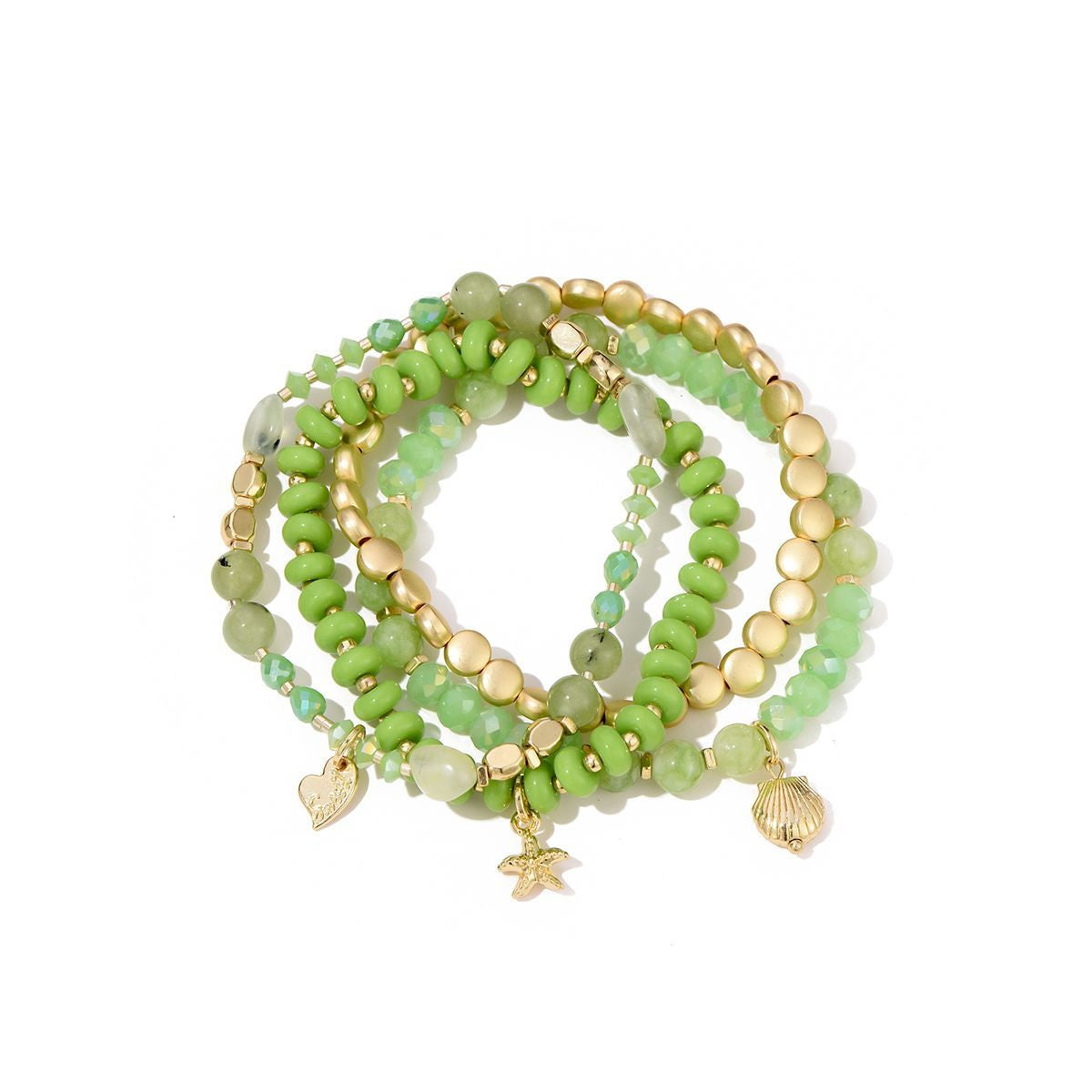 Armbanden set beach - groen