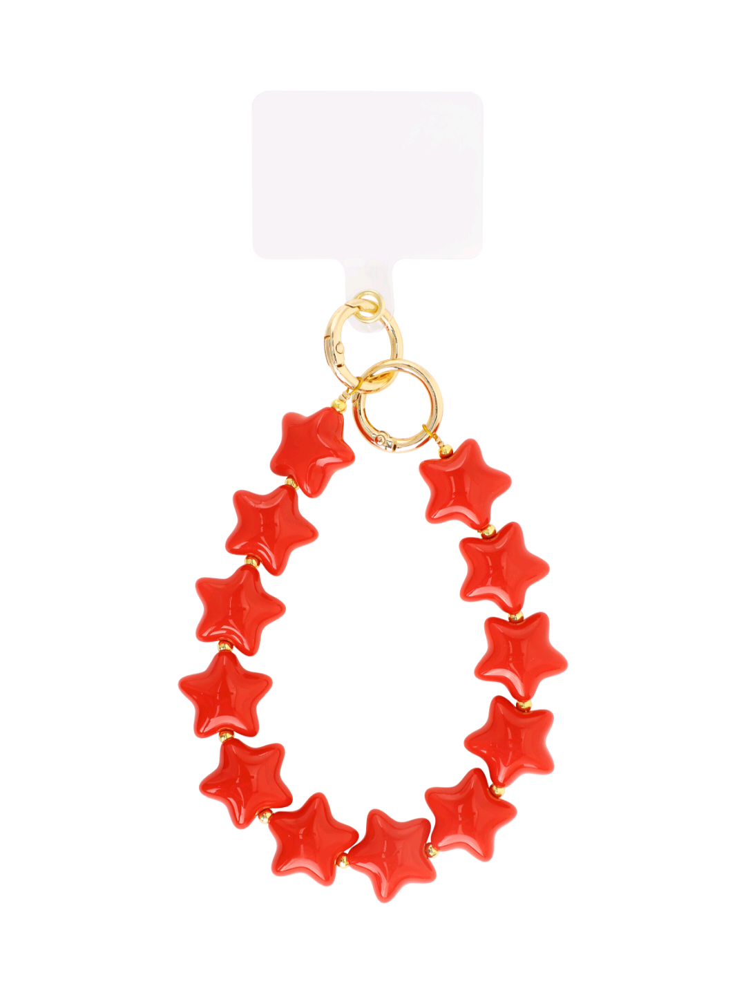 Ster telefoonkoord - rood