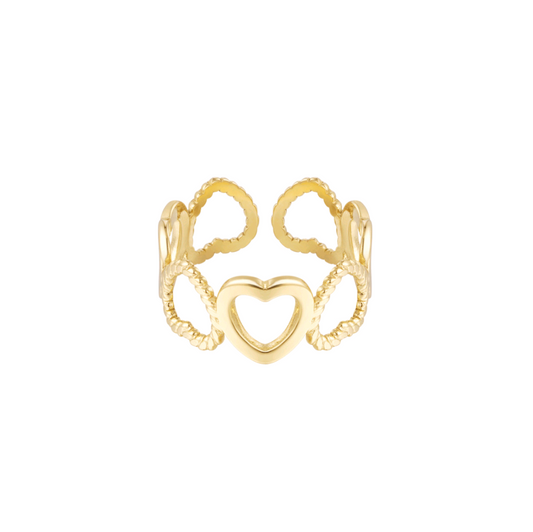 Sweet heart ring - goud