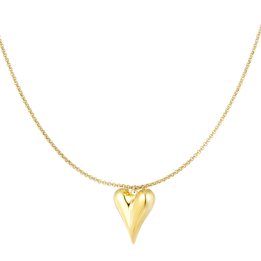 Ketting met hart - goud