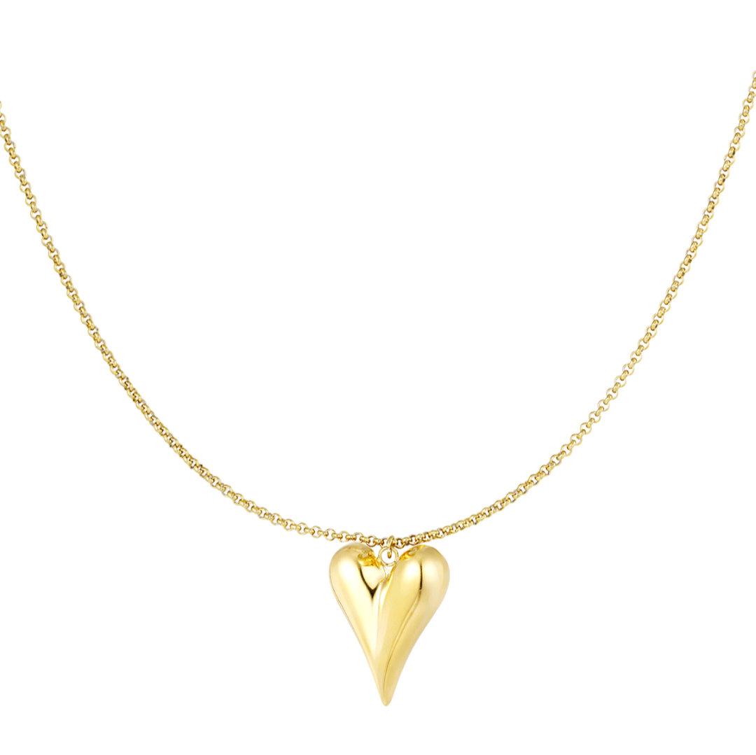 Ketting met hart - goud