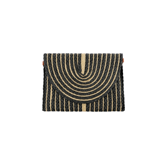 Zomer clutch living life - zwart
