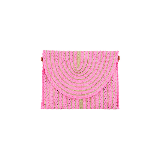 Zomer clutch living life - fuchsia