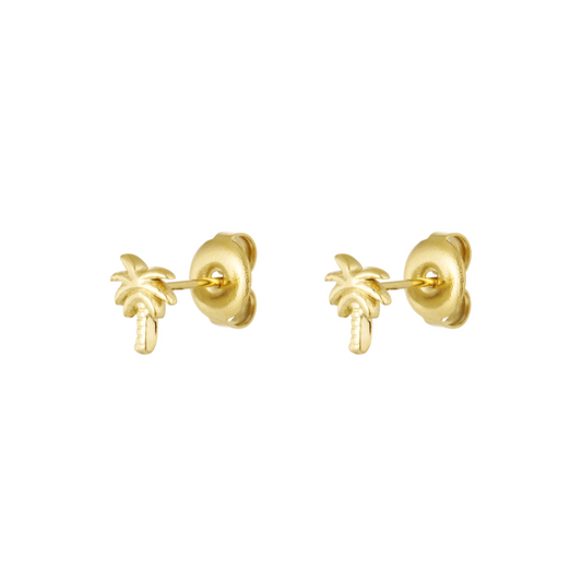 Oorstekers palmboom - goud