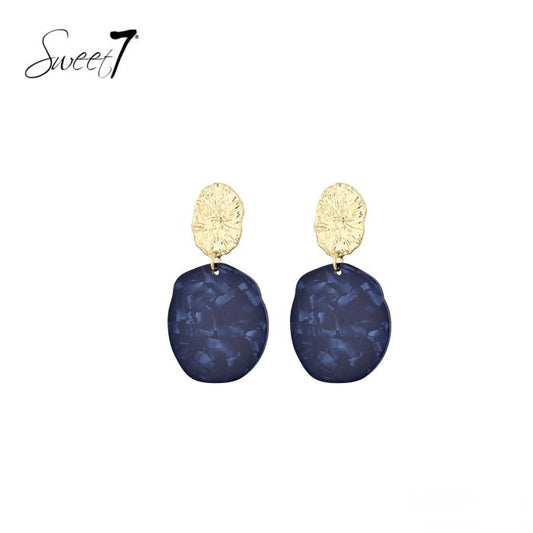 Sweet7 oorbellen - blauw
