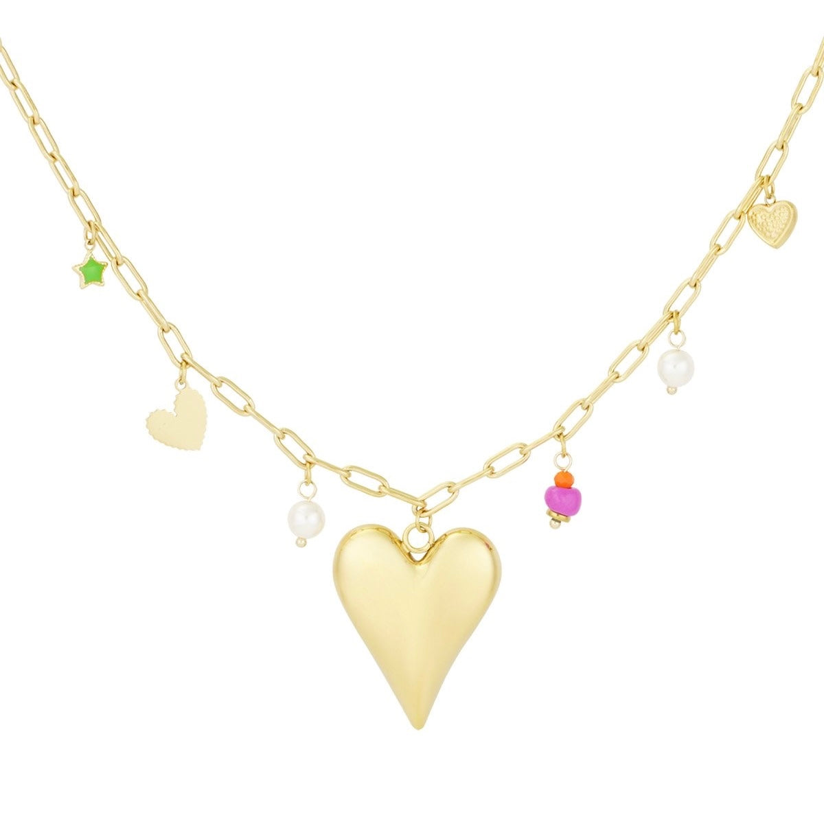 Love moment ketting - goud