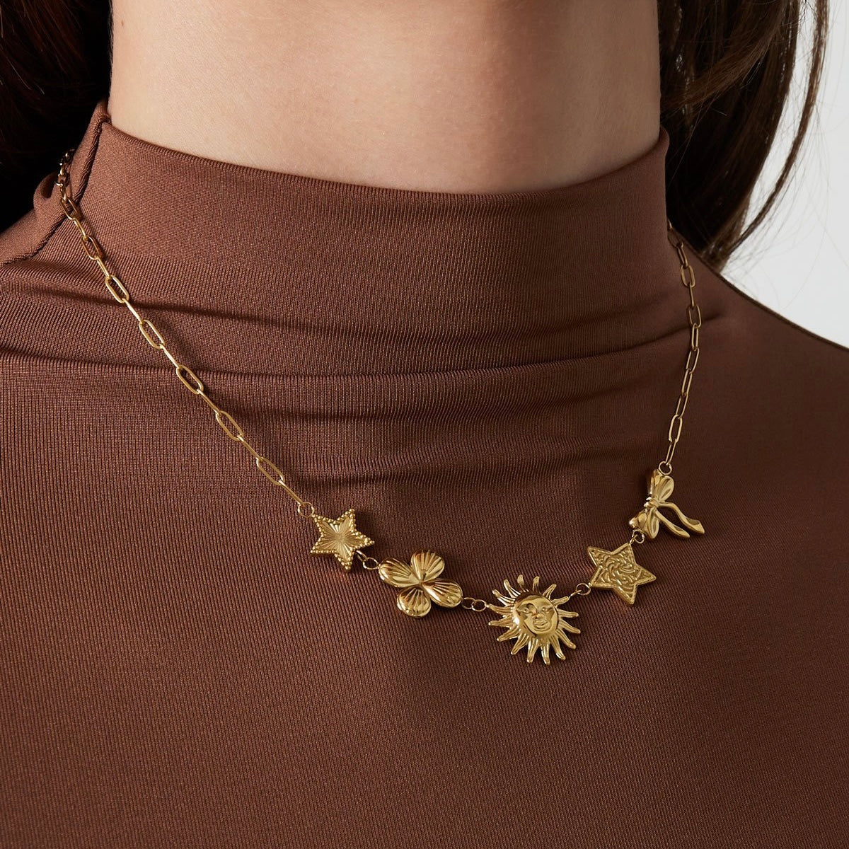 Bedelketting - goud