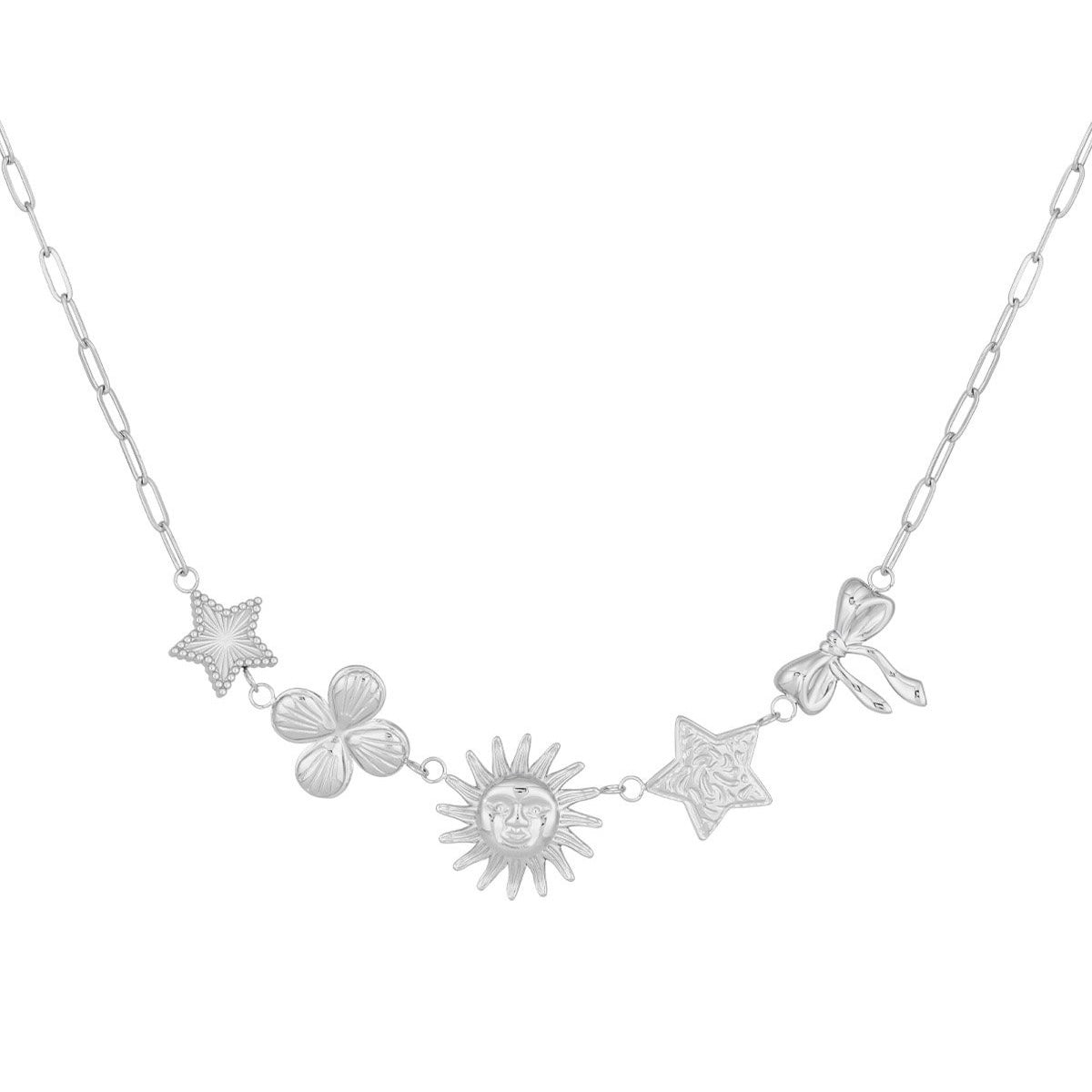 Bedelketting - zilver
