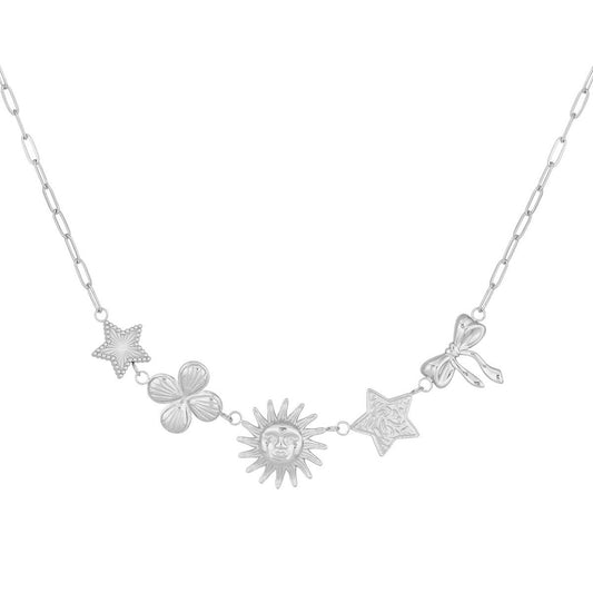 Bedelketting - zilver