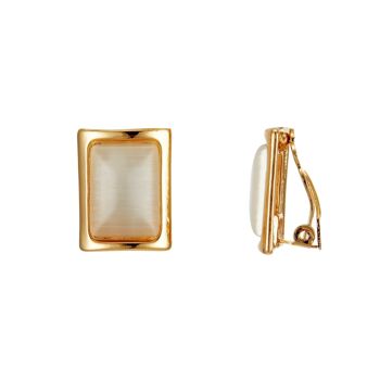 Jasna clip oorbellen - goud