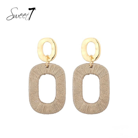 Sweet7 oorbellen - Camel