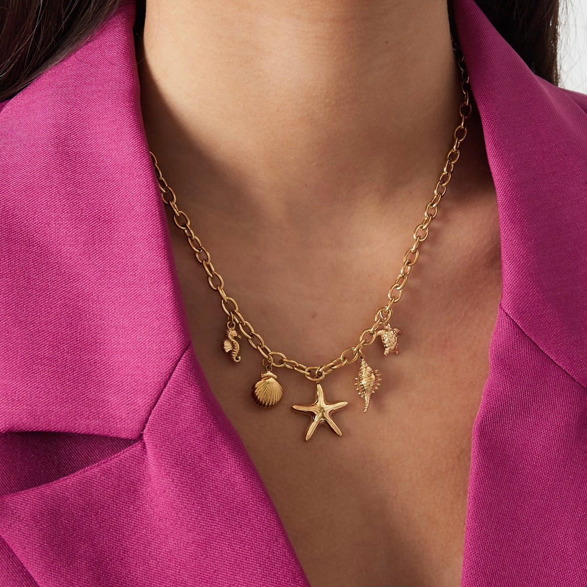 Sea breeze ketting - goud