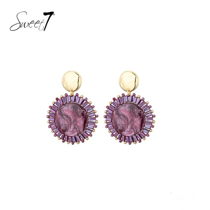Sweet7 oorbellen - rood