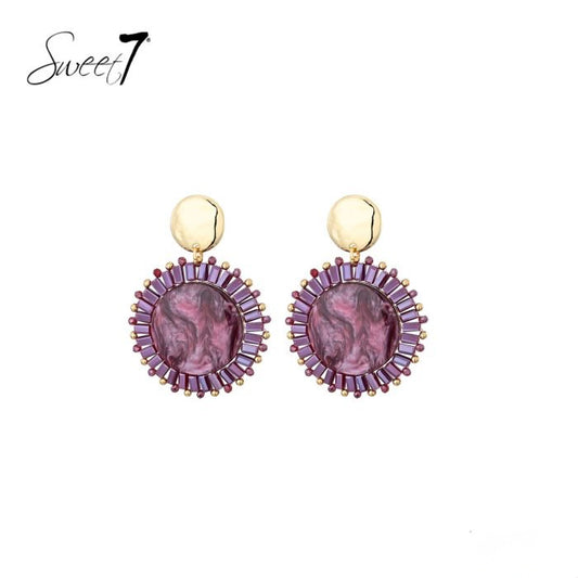 Sweet7 oorbellen - rood
