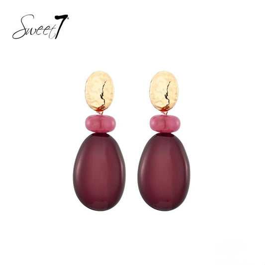 Sweet7 oorbellen - rood