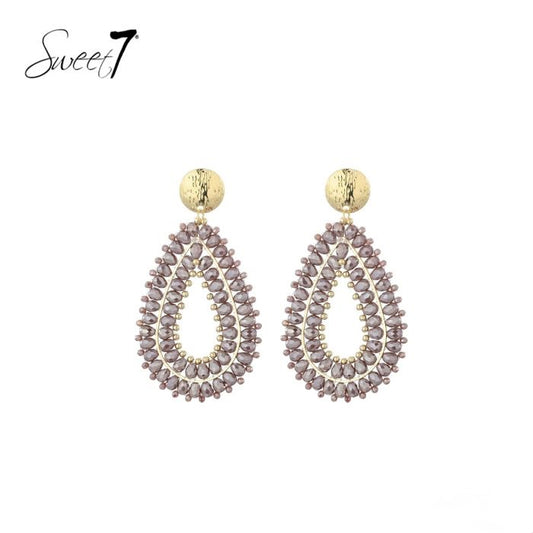 Sweet7 oorbellen - Camel