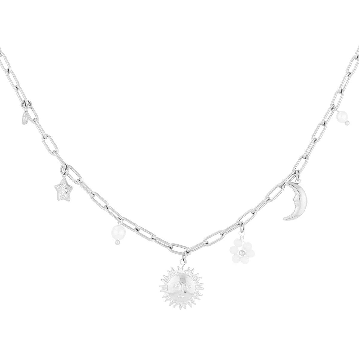 Eternal glow ketting - zilver