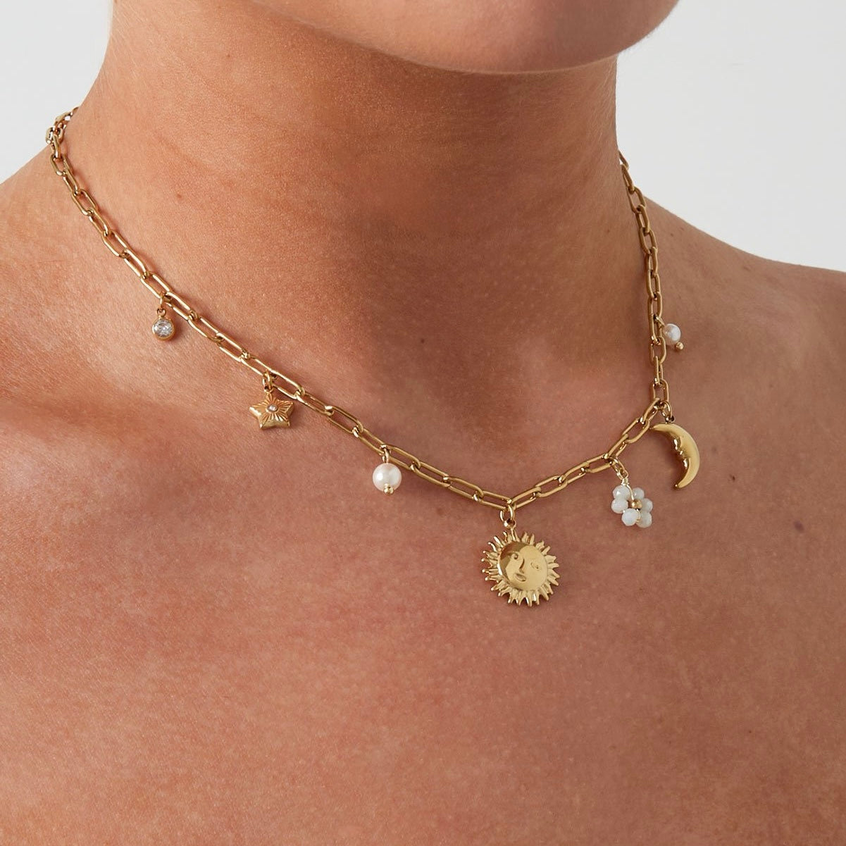 Eternal glow ketting - zilver
