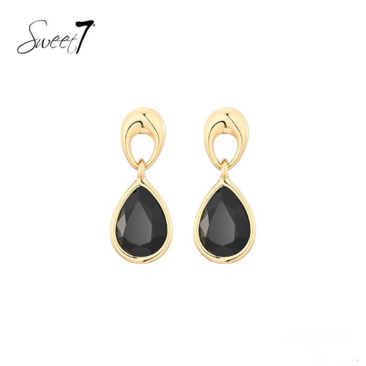 Sweet7 oorbellen -zwart