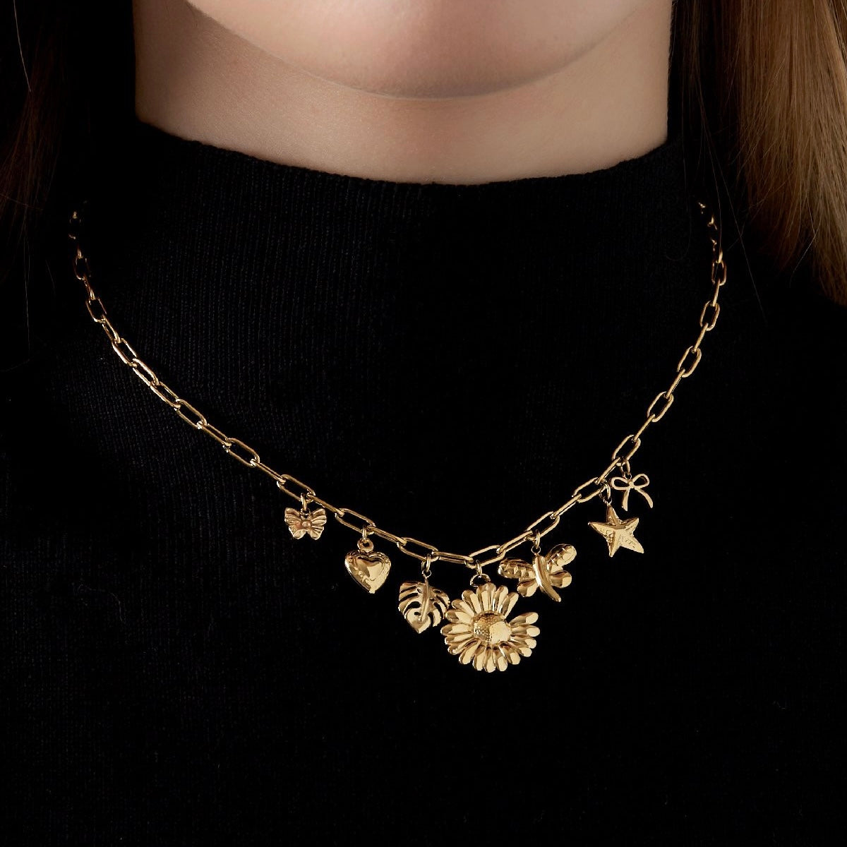 Botanical bliss ketting - zilver