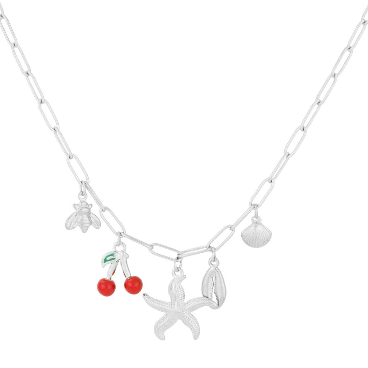 Charm heaven ketting - zilver